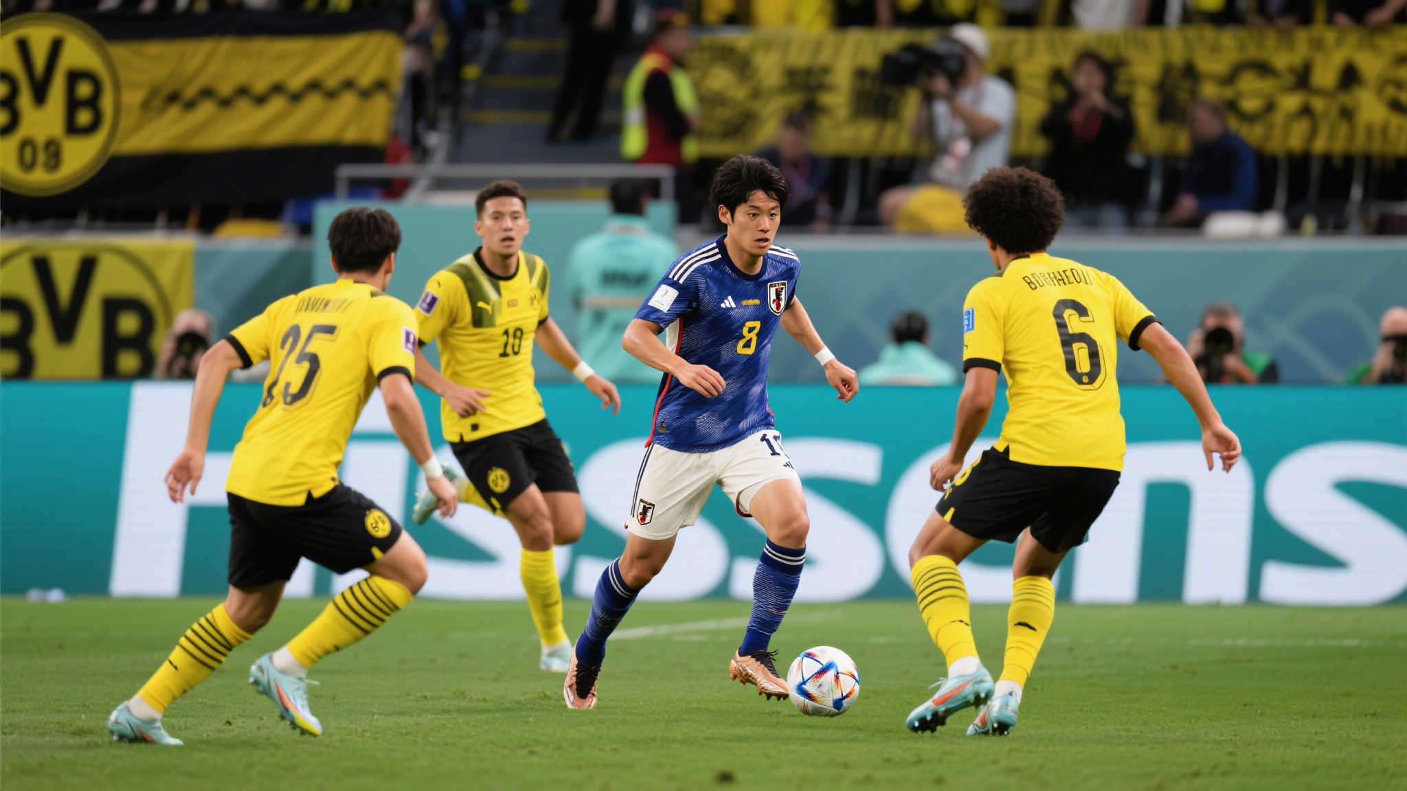 案例回顾值得借鉴，该比赛开局阶段，日本采用细腻短传