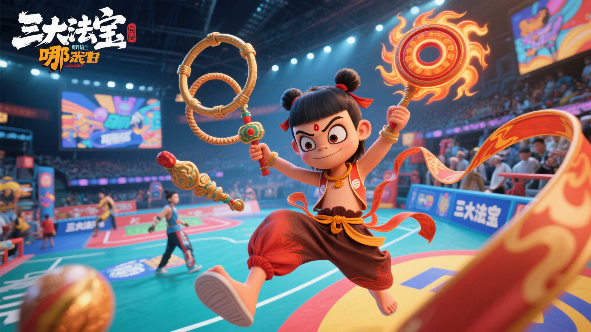 全球首映:哪吒三宝迎世运,全新动画宣传片登场! 此次通过精心设计,《哪吒》的形象被重新赋予活力,同